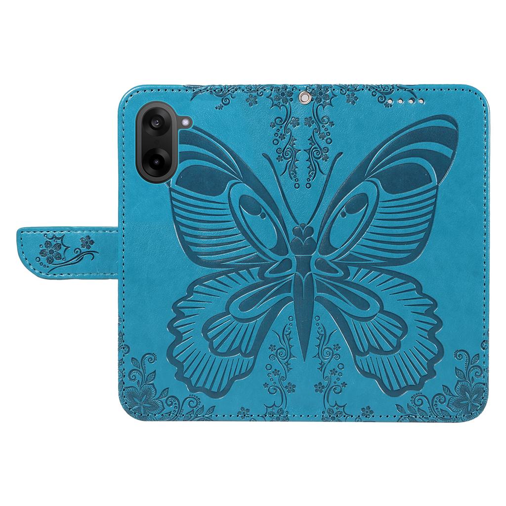 For OnePlus Nord CE5 5G/OnePlus Ace 5 Racing 5G Case Butterfly Pattern PU Leather Folio Flip Phone Cover