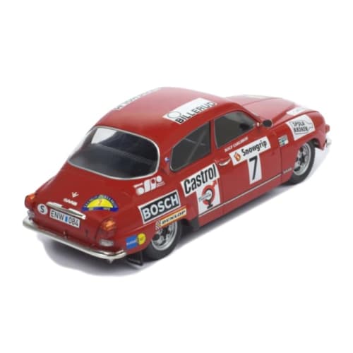 Ixo Model Saab 96 V4 1973 Swedish Rally #7 P.Eklund/R.Carlsson 1/18 Scale Model 18RMC086B