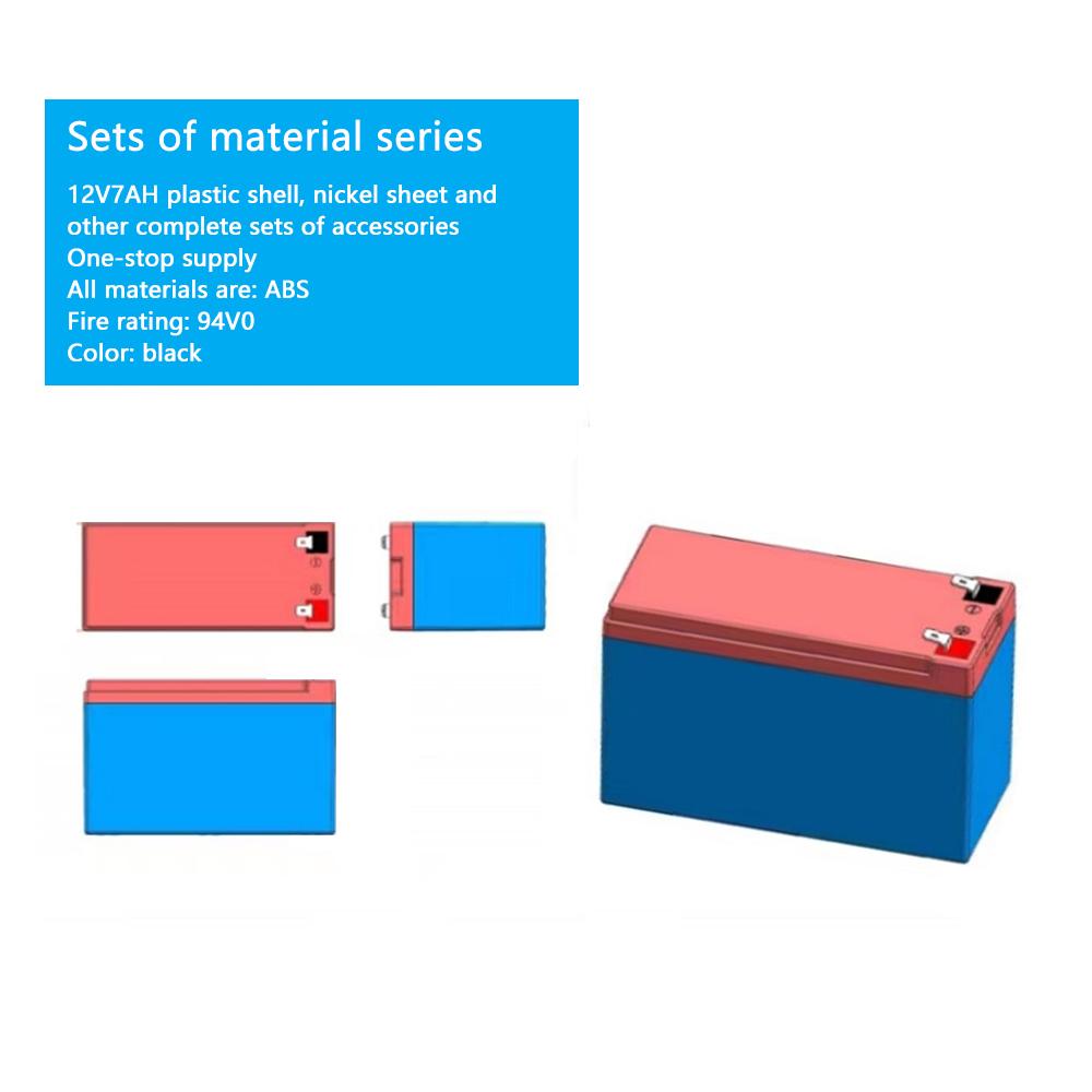 11V Lithium Battery System Storage Box 1*7 18611 Battery Fixture 1S DIY Packs Case BMS 1S11A Motorcycle ABS Battery Shell Holder