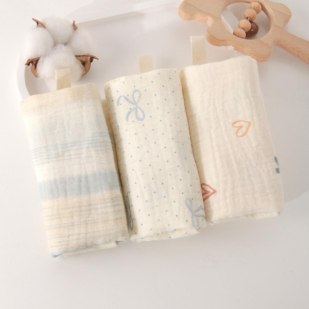 Soft Square Towels 4-Layer Pure Cotton Newborn Burp Cloth High Quality Baby Cotton Washcloth