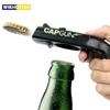 Portable Cap Gun Creative Flying Cap Launcher Bottle Beer Opener Bar Tool Drink Opening Gun Shaped Bottle Lids Shooter