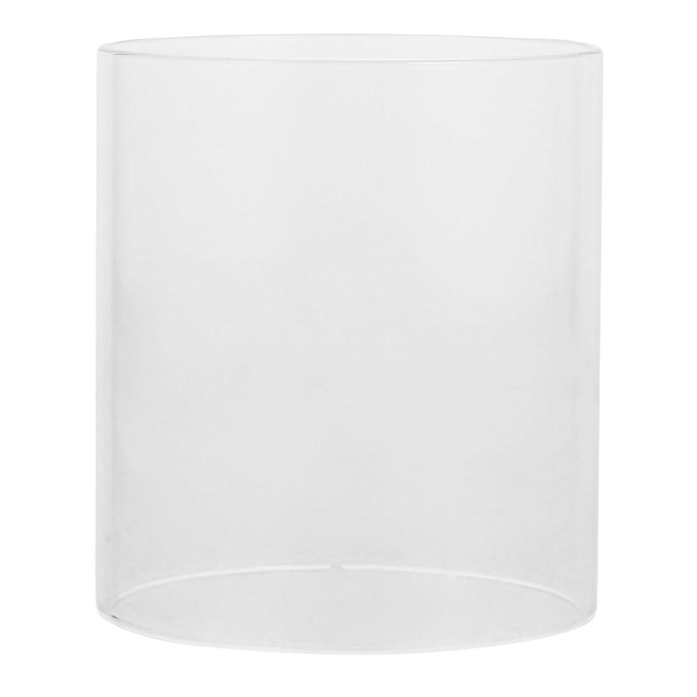 Clear Glass Hurricane Candleholder Replacement Shade Cylinder Sleeve Transparent Chimney Cover for Home Wedding Decor