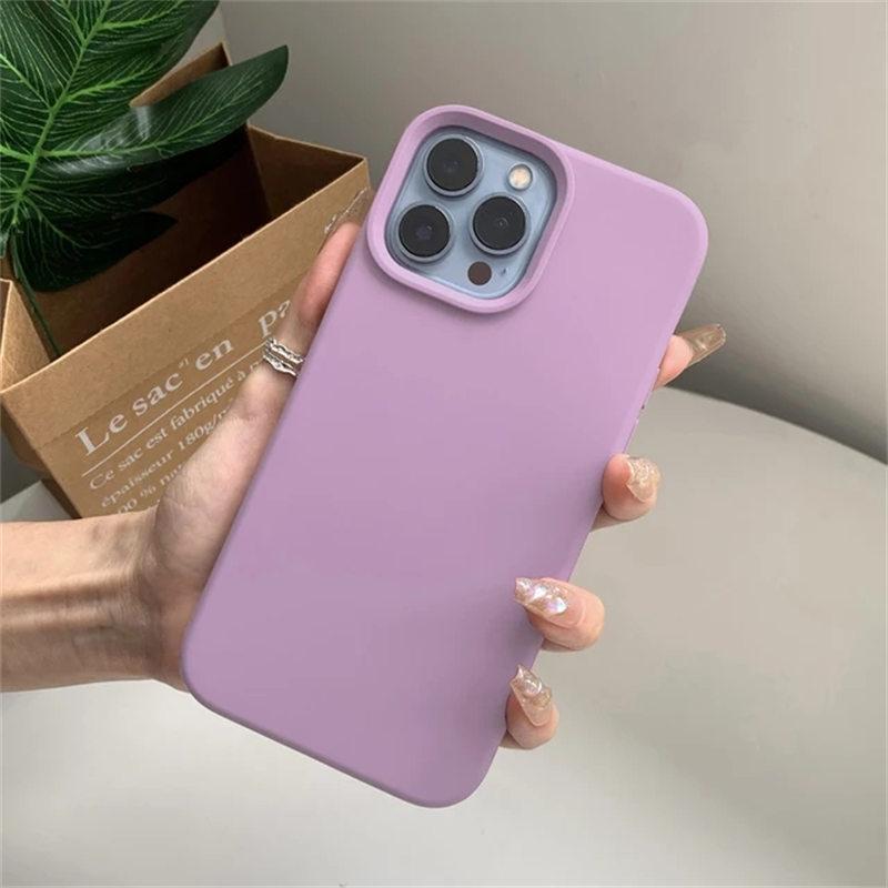 Роскошный оригинальный жидкий силиконовый чехол для iPhone 13 14 15 Pro Max, чехол для iPhone 11 12 Mini X XR XS Plus, полное покрытие