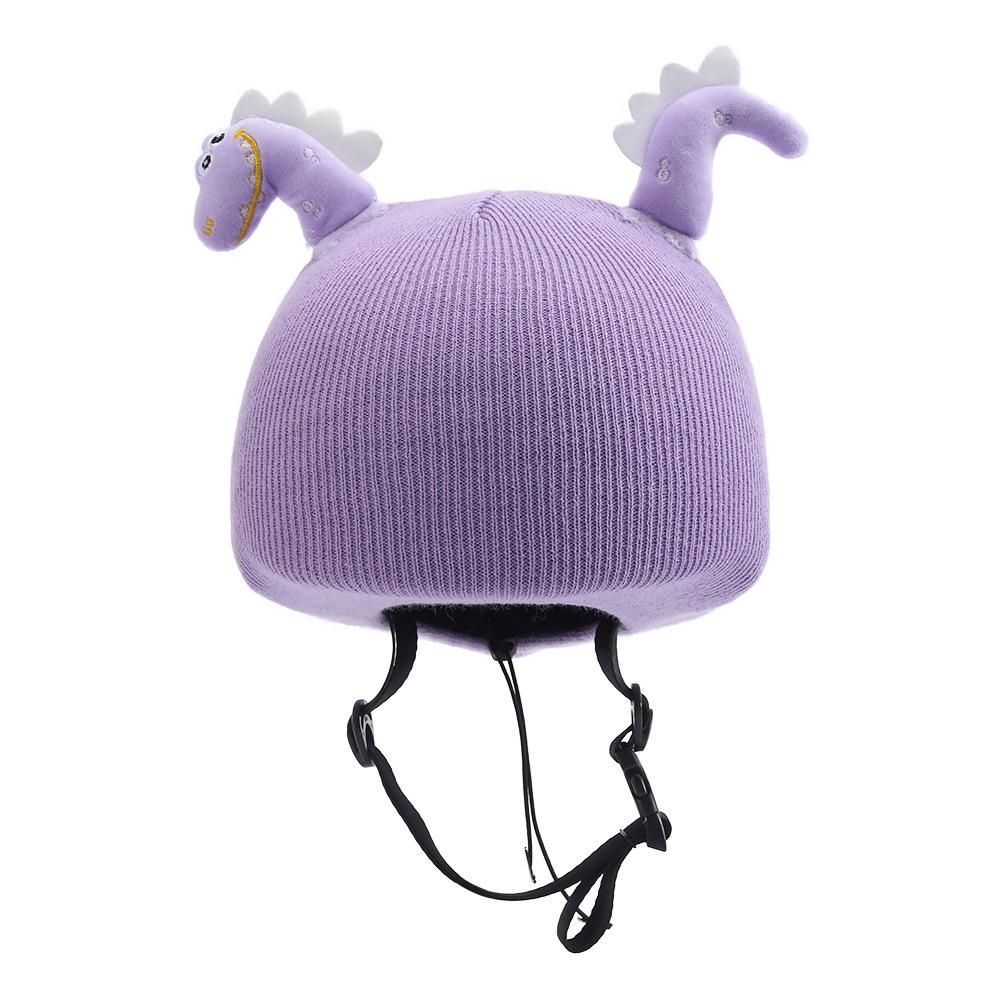 Cute Cartoon Ski Helmet Cover Multifunctional Outdoor Sports Windproof Warm Hat Fun Decorative Wool Hat