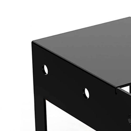 4 шт. Кронштейны для дров, Кронштейны для стойки для хранения дров, с винтами, Сверхпрочные кронштейны из металла с покрытием для хранения дров в помещении и на улице