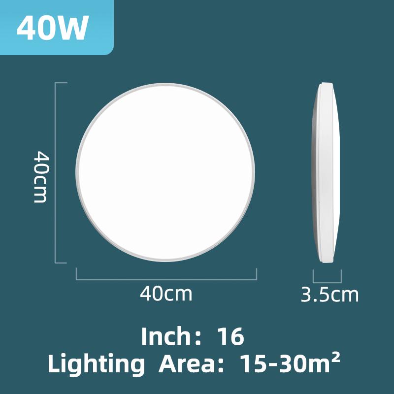 Modern Led Ceiling Lamp 220V 18W 30W Ultra Thin Ceiling Lights for Living Room Bathroom Home Lighting