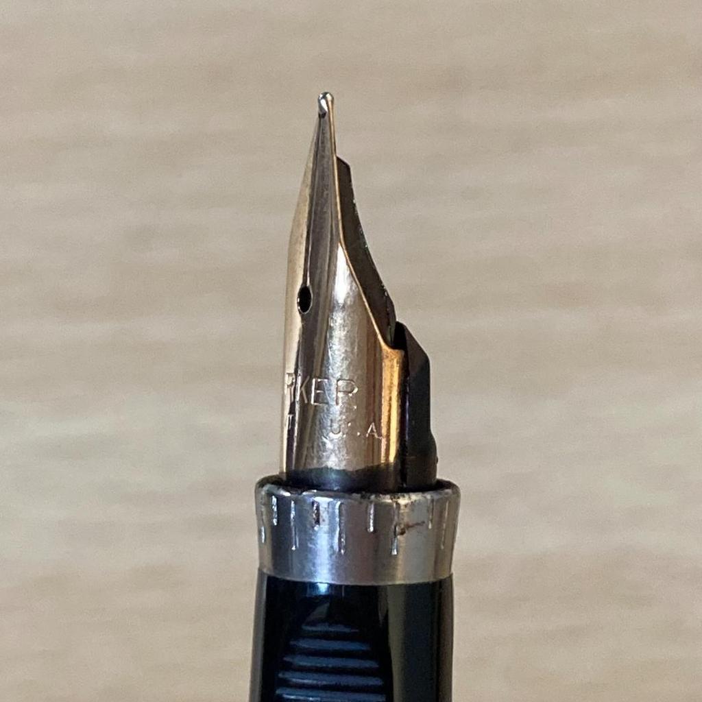 Used PARKER STERLING Fountain Pen 14K XF Nib Parker