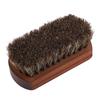 Shoes Boots Polishing Buffing Cleaning Brush with Wooden Base Dust Dirt Removal Shoe Accessory