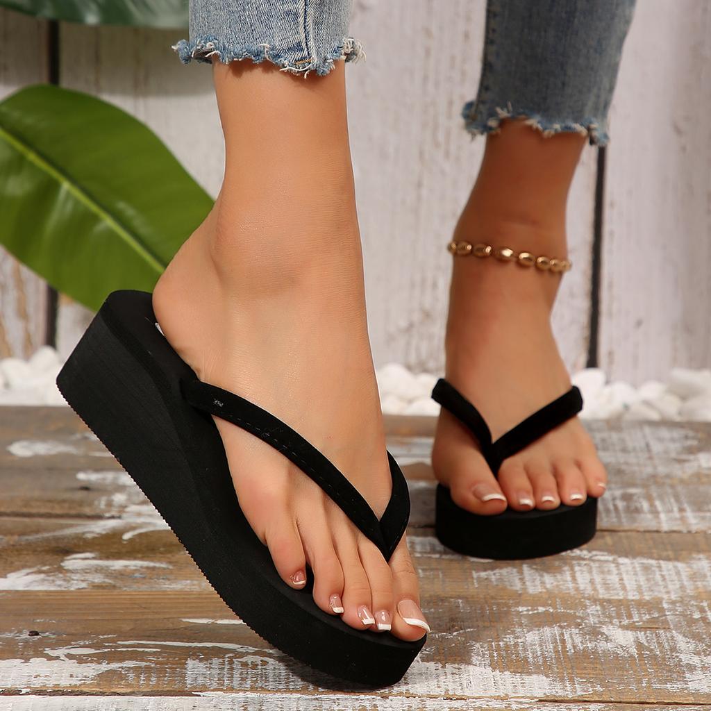Women Slippers Summer New Wedges Sandals Beach Home Slides Women Flip Flops Fashion Casual Platform Slippers Zapatos De Mujer
