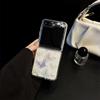 Для Samsung Zflip6 Flip Складной экран Zfold5 Жемчужная бабочка W24flip Блестящий Веер Ins Стиль Чехол для телефона