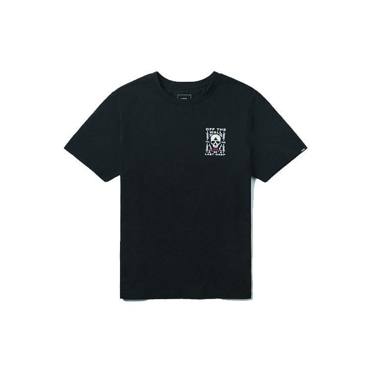 Vans Футболки Мужские Черные С Круглым Вырезом Умеренный Прямой Крой VN0A48B2BLK