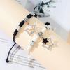 Couple Bracelet Pentagram Couple Card Handmade Versatile Woven Hand Rope Female Gift