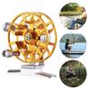 All Metal Fishing Reel Mini Fly Wheel Ice Fishing Reel for Trout Pike Fishing Accessories for Freshwater Saltwater