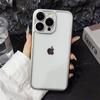 Luxury 6D Electroplated Frosted Case with Lens Film for iPhone 15 Pro Max 14 Plus 13 12 11 Pro All-inclusive Fall Protection Cover