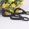 Multifunctional D-Type Buckle Auto Locking Carabiner With Swivel Rotating Ring For Outdoor Keychain Pet Leash Hook