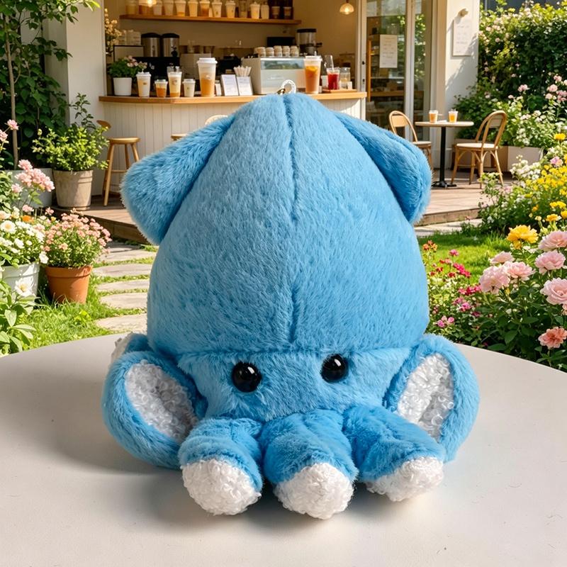 1Pc 10Cm Octopus Plush Pendant Stuffed Colorful Ocean Animal Cartoon Key Chain Decor Plushie For Bag Gift Child Accompanying