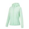Comfortable Casual Simple Solid Color Zipper Hooded Breathable Versatile Jacket Women Jackets Cool-Green AFDU658-4