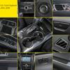 For Ford Explorer 2013-2019 Car Accessories Carbon Fiber Interior Trim Gear Panel Navigation Outlet Center Console Stickers 5D