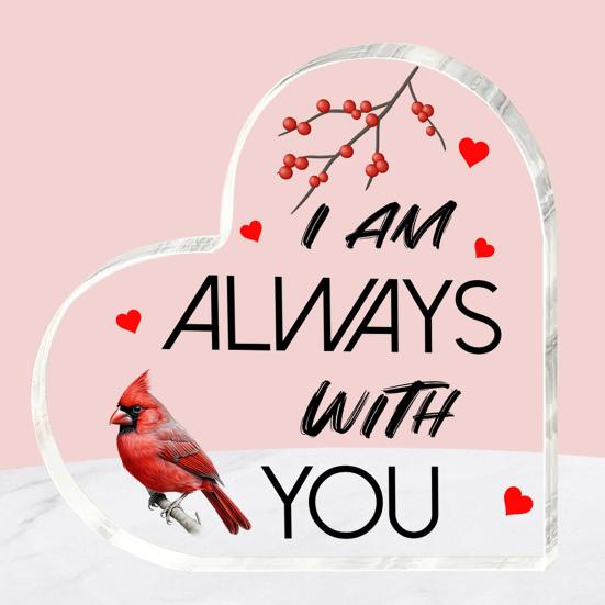 Прозрачный акриловый сердечный орнамент, настольный декор, напечатанный прозрачный акриловый блок, отдельно стоящее сердце