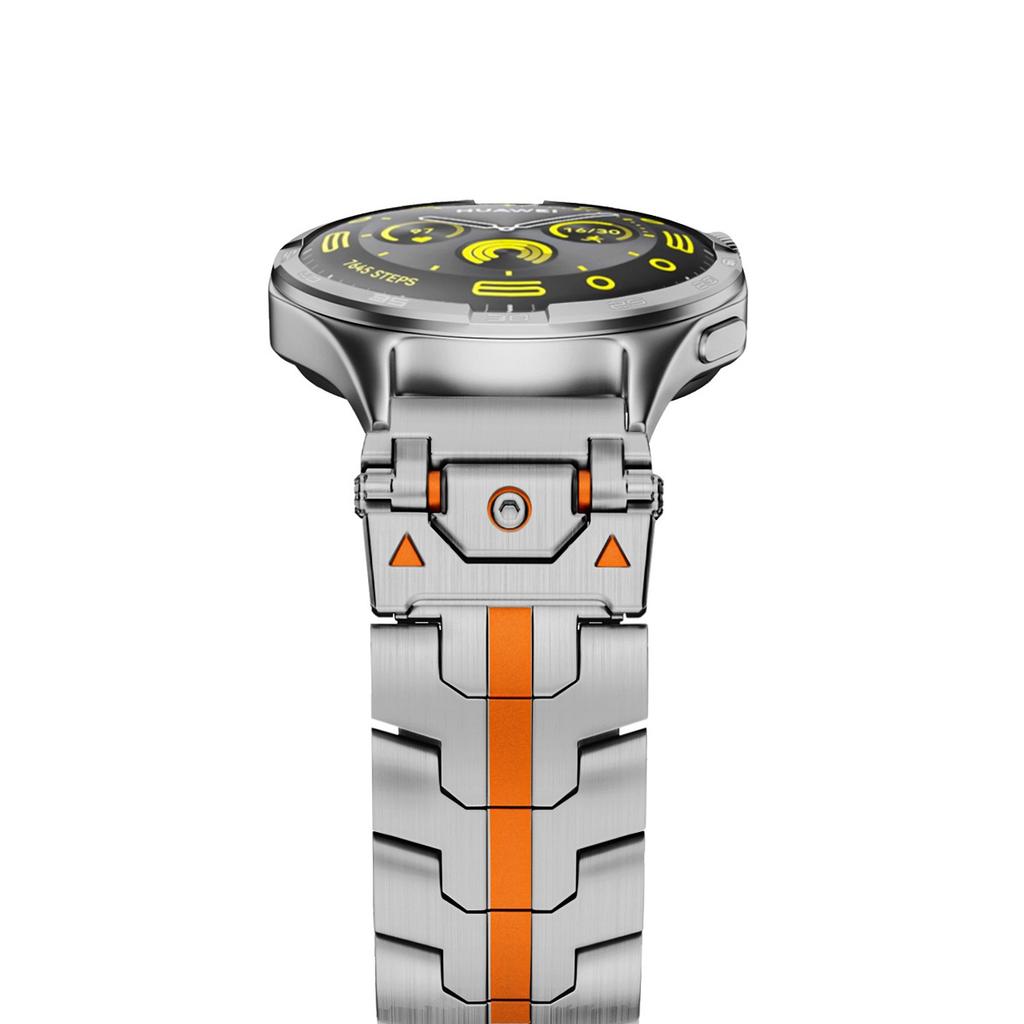 Ремешок из нержавеющей стали 22 мм 20 мм для Huawei Watch GT4 5 46 мм/GT5 Pro GT3 GT2 Металлический браслет для Samsung Galaxy Watch 7/6/5/4