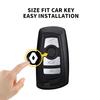 14 мм Наклейки с эмблемой ключа автомобиля Логотип ключа управления автомобилем для Renault Dacia Clio Laguna 2 Megane 2 3 Duster Logan Captur