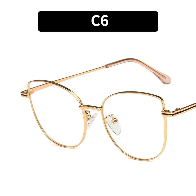 Ladies' Glasses, Cat's Eye Metal Glasses.