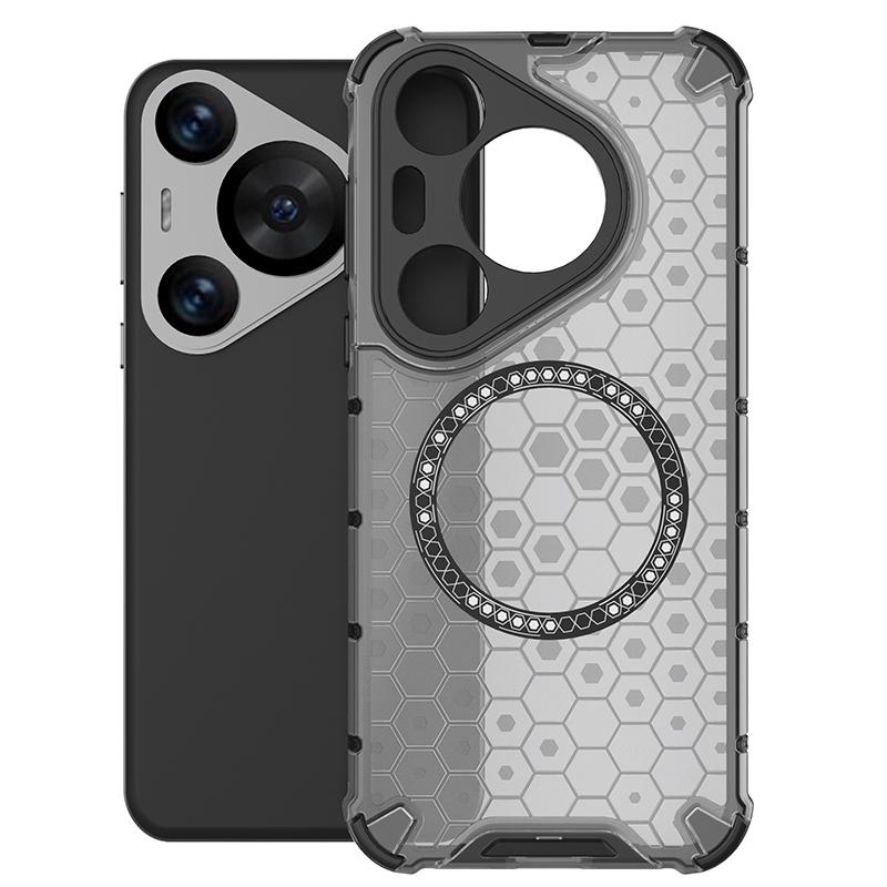 Для Huawei Pura 70 P70 Pro Plus Магнитное кольцо задняя крышка телефона чехол Magsafe кольцо беспроводная зарядка объектива защитные противоударные чехлы