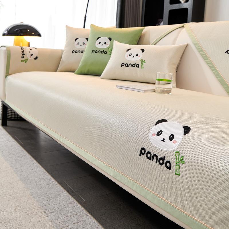 Ice Silk Sofa Mat Cushion Summer New High-End Seat Cushion Non-Slip Sofa Cover Summer Cover Cloth Towel