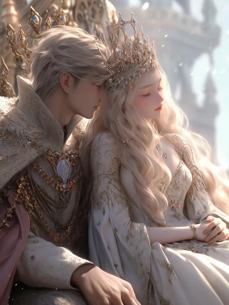 5d Алмазная картина Принц Принцесса Полный круг Diy Алмазная мозаика Вышивка Любовник Крест Набор Украшение для дома