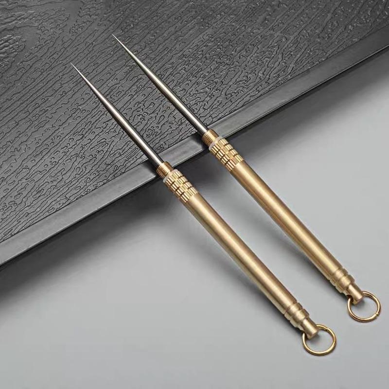 Многофункциональная, Портативная зубочистка из нержавеющей стали, титановый сплав