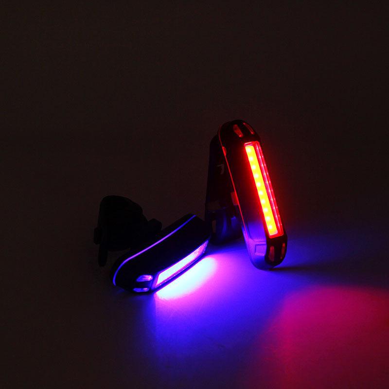 Ночной велосипедный задний фонарь для улицы, подсветка USB-зарядки, одиночный фонарь для горного велосипеда, светодиодный предупреждающий фонарь, задний фонарь для скутера