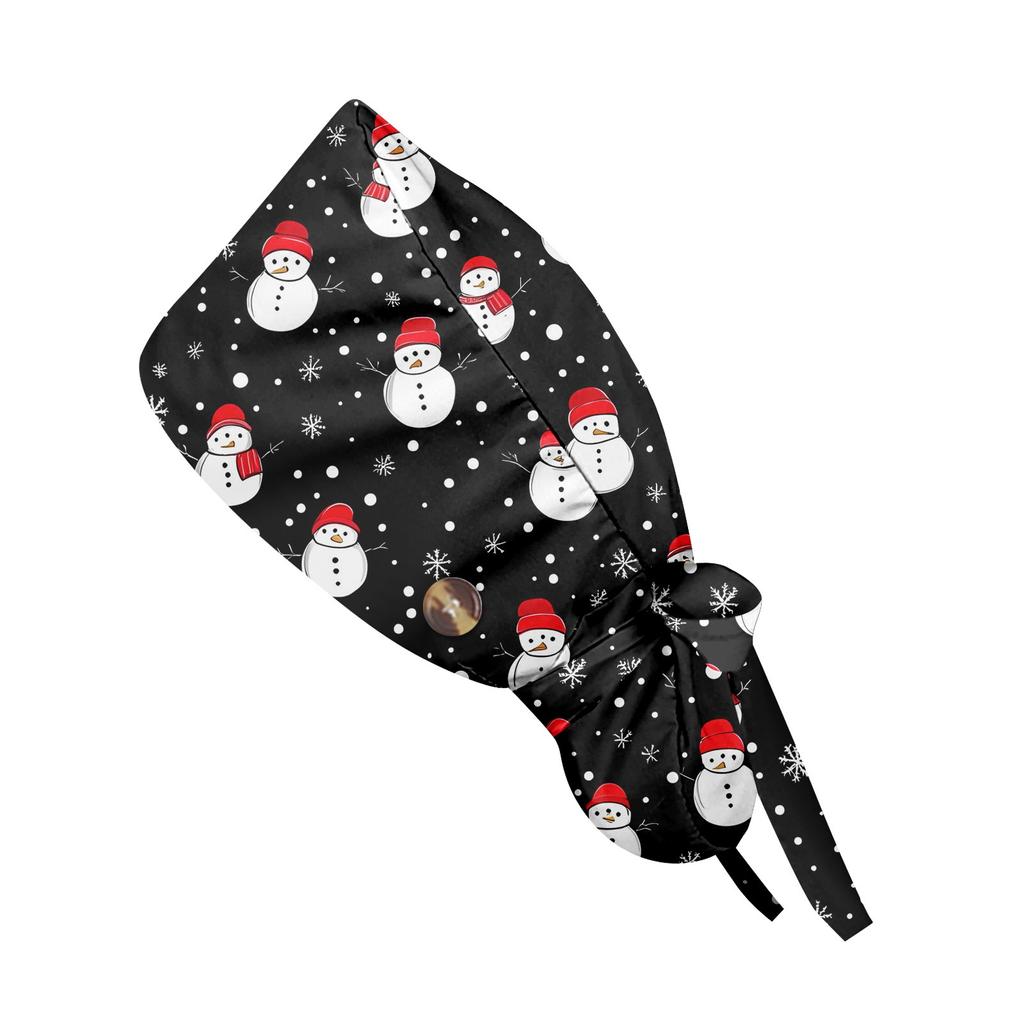 Модная рождественская рабочая кепка с принтом, повседневная женская кепка с хвостиком, кепка с повязкой, кепка Baotou