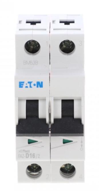Circuit Breaker 2P D 16A 15Ka Ac Phase-D16/2 278783