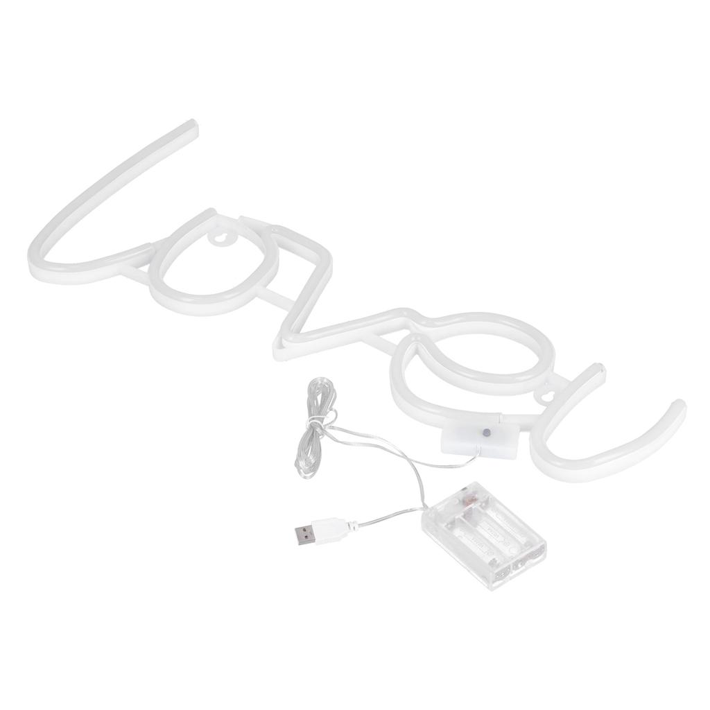 LOVEU Neon Light LED Красочные неоновые вывески для украшения дома, предлагающие праздничное украшение