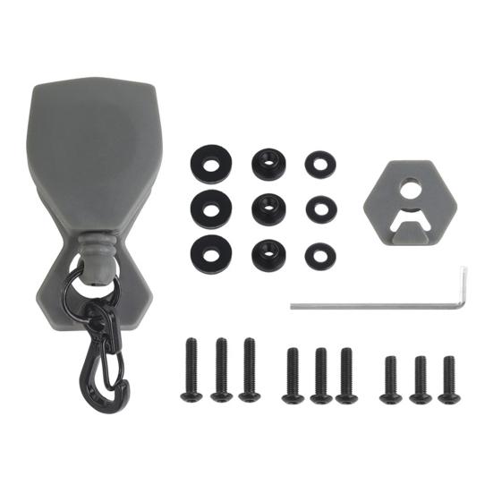 NVG Anti-lost Lanyard 360 Degree Rotation Helmet Mount Night Vision Goggles Telescopic Rope Strap for WILCOX L2 G05 Three-Hole NVG Mounting System