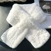 Winter Real Rex Rabbit Fur Scarf Korean Version Simple Long Scarf Warm Double-sided Thickened Fur Collar