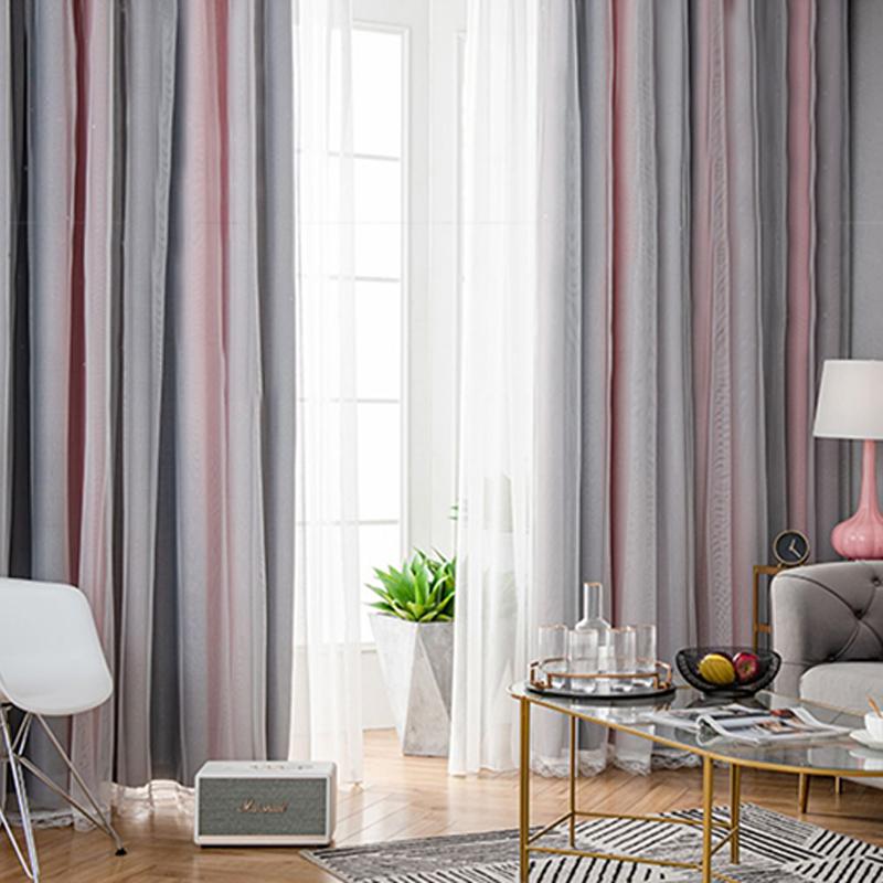 1pc Double Layer Blackout Grommet Top Light FiLtering Privacy Curtain For Bedroom Office Cafe Living Room Study Home Decor