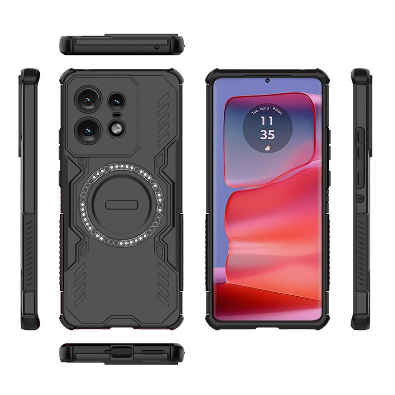 Защитный чехол для MOTO Edge 70 Fushion 5G Edge 50 Neo 60 Pro Edge70 Edge60 Edge50 Магнитный Жесткий Черный Чехол-сумка для телефона Coque
