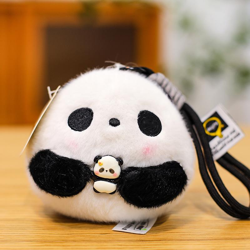 Плюшевая Панда Кукла Брелок для Рюкзака Брелок Подвеска