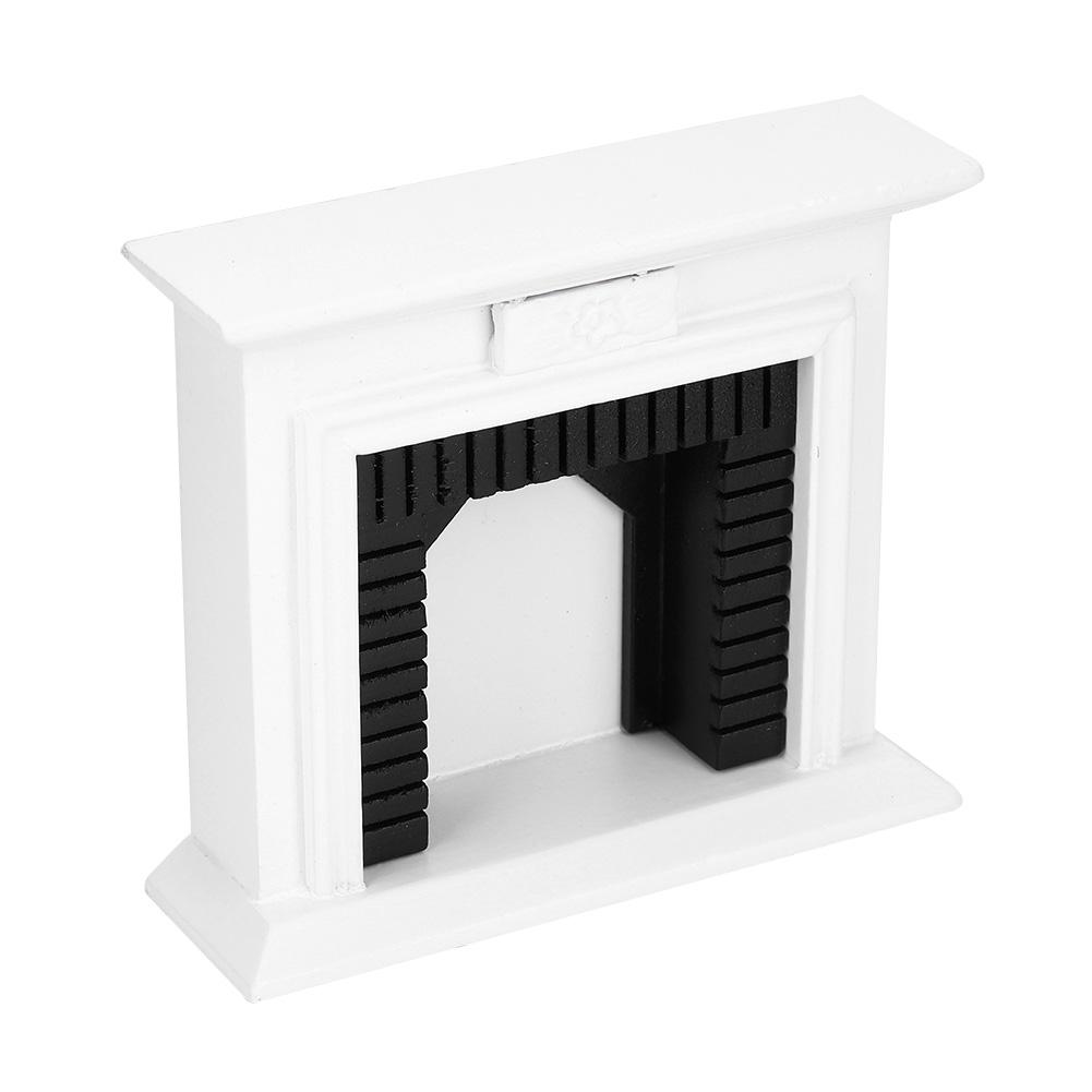 1:12 Миниатюрная мебель для кукольного домика Деревянный камин для кукольного домика Аксессуары для декора Игрушки