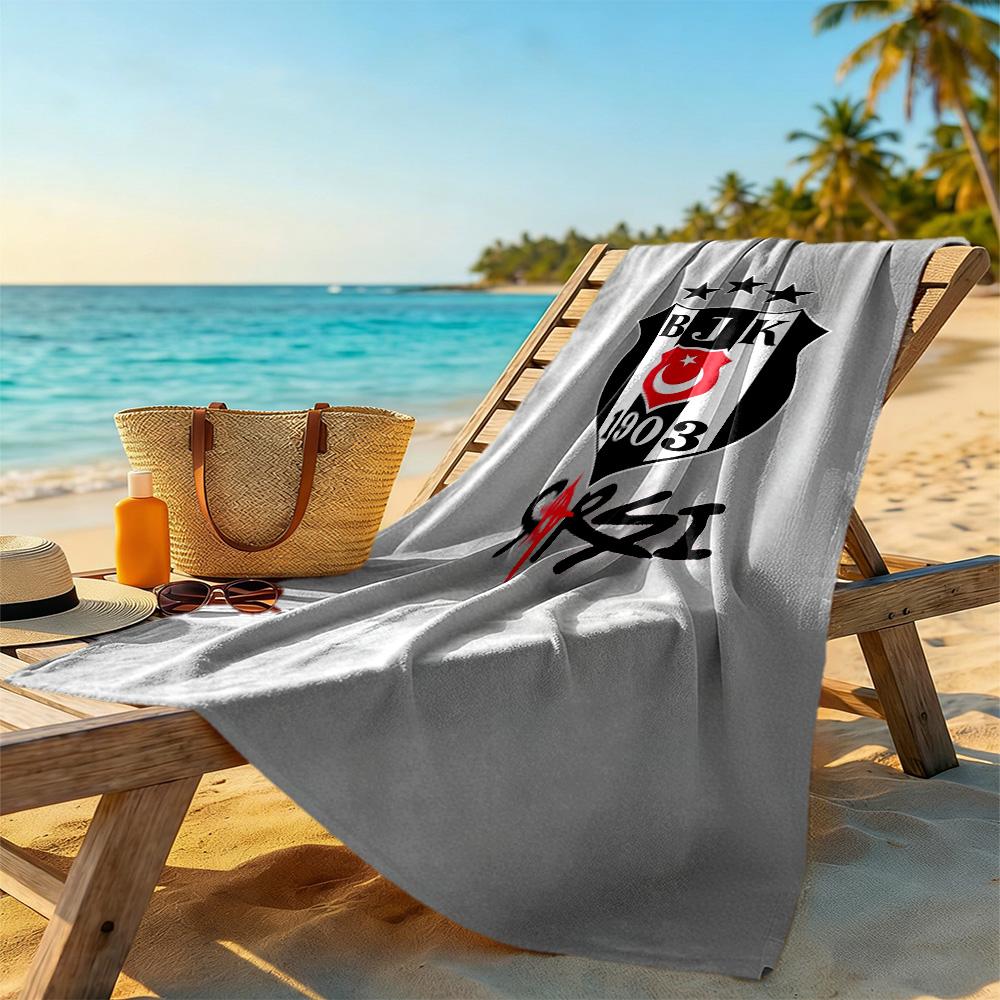 Bjk Enthusiasts Beach Towel Super Soft Microfiber Quickdry Fabric Comfortable Lightweight