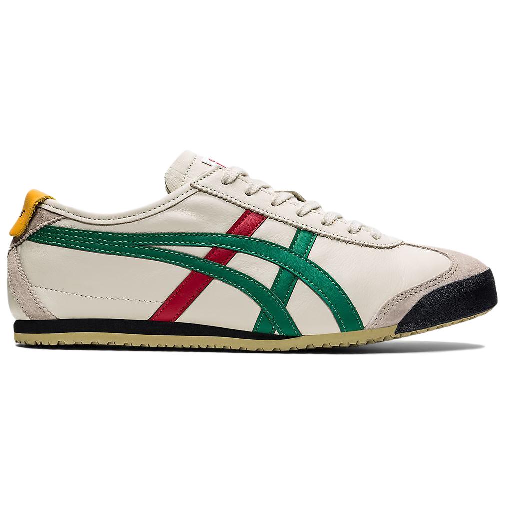 ONITSUKA TIGER MEXICO 66 Противоскользящие Износостойкие Низкие Повседневные Кроссовки Унисекс Бежевые 1183C102-201