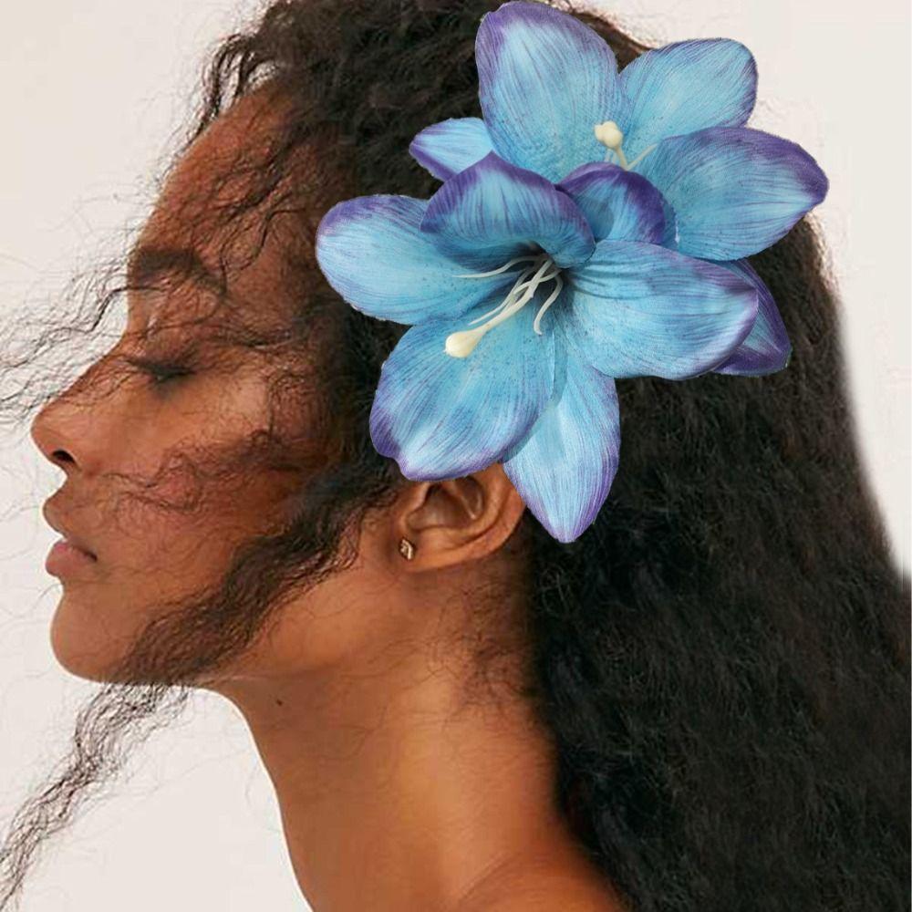 Заколки Цветок Заколка для волос Ткань Богемия Заколки Имитация Цветка Зажим-уточка Дамы/Девушки