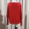 Women Tops Round Neck Lantern Long Sleeve Jumper Tops Loose Fit Glitter