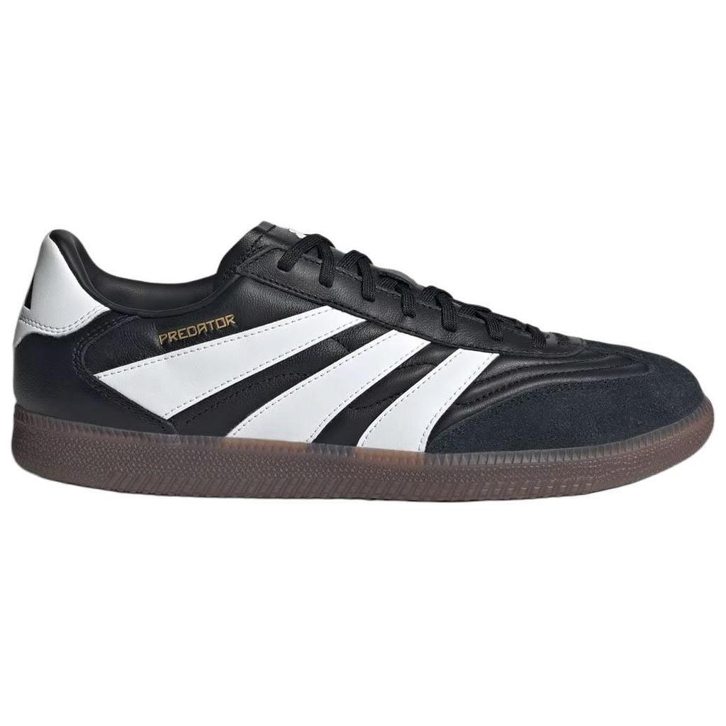 Adidas Predator 24 League Low Freestyle Черный Белый Гум Мужские Кроссовки Основной Черный Облачно-Белый Золотистый Металлик ID3833