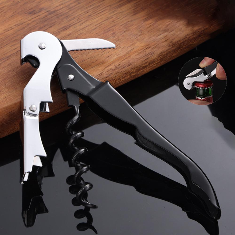 Wine Opener Waiter Corkscrew, Professional Wine Key for Servers, Bartender with Foil Cutter, Manual Wine Bottle Opener Double Hi