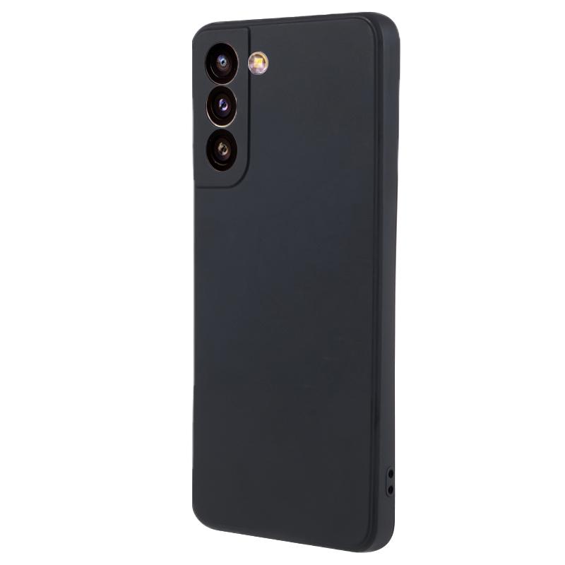 Для Samsung Galaxy S21+ 5G Задняя крышка с подкладкой из микроволокна Чехол из ТПУ Прорезиненная накладка для мобильного телефона