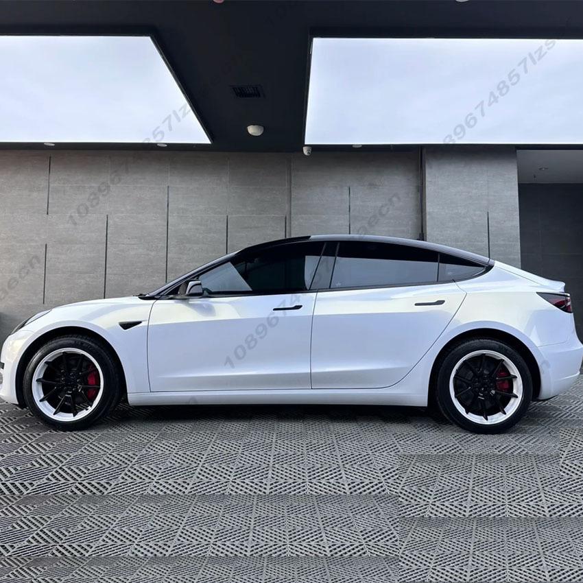4 шт. Колпак ступицы автомобиля Для Tesla Model 3 2017-2023 18-дюймовый колпак колеса Замена Колпак ступицы колеса автомобиля Полное покрытие диска Аксессуары