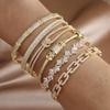 Классические роскошные открытые браслеты-узлы из циркония для женщин, модный бренд, ювелирные изделия, нежные браслеты с полным кристаллическим покрытием