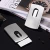 Stainless Steel Business Card Holder Case Slide Type Easy Take Out Unisex Gift